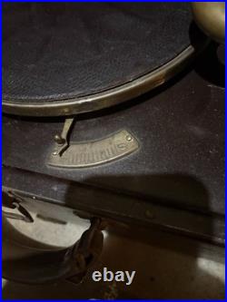 Antique Victrola Talking Machine Portable Phonograph Record Player Camden NJ Antique Victrola Talking Machine Portable Phonograph Record Player Camden NJ