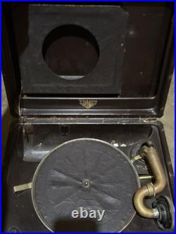 Antique Victrola Talking Machine Portable Phonograph Record Player Camden NJ Antique Victrola Talking Machine Portable Phonograph Record Player Camden NJ