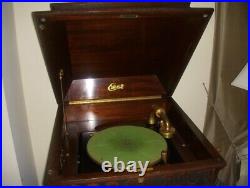 Antique Vintage Circa 1910 Edison Disc Phonograph Record Player Cabinet