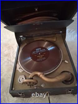 Antique Wind Up Phonograph Record Player Hit Of The Week