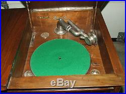 Antique Working 1920's BRUNSWICK Lowboy Ultona Wind-Up Phonograph Record Player