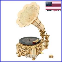 Antique Working Classical Gramophone Player Vintage Record Player Phonograph USA