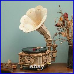 Antique Working Gramophone Player Original Vintage Phonograph Record Player US