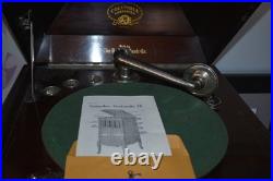 Antiques, Columbia Grafonola 75 Phonograph, Mahogany Record Player