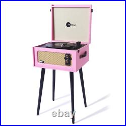 Arkrocket Discovery Bluetooth Record Player 3-Speed turntable removable legs