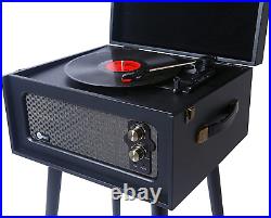 Arkrocket Discovery Retro Vinyl Record Player Turntable Vintage Brown