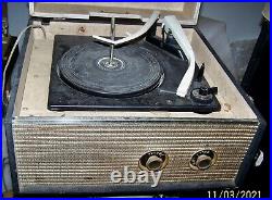 Arvin 71P19 Blue Portable Phonograph and Radio Record Player Repair