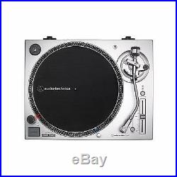 Audio-Technica 3-Speed Direct Drive Stereo Turntable Silver