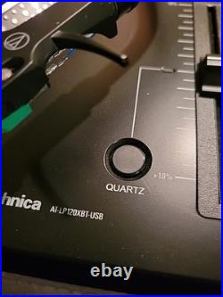 Audio Technica AT-LP120XUSB Turntable Record Player W Odyssey Travel Case DJ