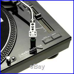 Audio-Technica AT-LP120-USB Professional DJ USB Record Player Turntable Black