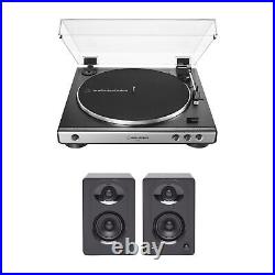Audio Technica AT LP60X Belt Drive Stereo Turntable with Monitor Speaker