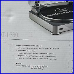 Audio Technica AT-LP60 Fully Automatic Belt-Drive Stereo Turntable Record Player