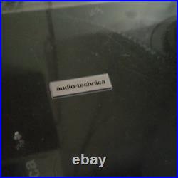 Audio-Technica Black Record Player Turntable Vinyl Music Audio-Technica Black
