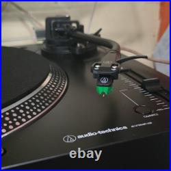Audio-Technica Black Record Player Turntable Vinyl Music Audio-Technica Black