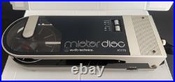 Audio Technica Mr. Disc AT770 Vintage Portable Record Player Works. Watch video