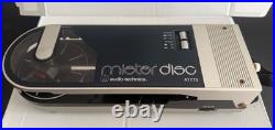 Audio Technica Mr. Disc AT770 Vintage Portable Record Player Works. Watch video