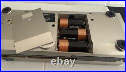 Audio Technica Mr. Disc AT770 Vintage Portable Record Player Works. Watch video