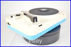 Audio-Technica VP96 Portable Record Player Vacuum Records Blue Tested Excellent Audio-Technica VP96 Portable Record Player Vacuum Records Blue Tested Excellent