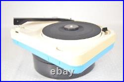 Audio-Technica VP96 Portable Record Player Vacuum Records Blue Tested Excellent Audio-Technica VP96 Portable Record Player Vacuum Records Blue Tested Excellent