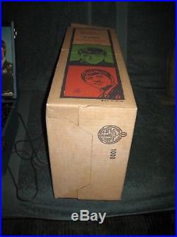 BEATLES 1964 Record Player, Serial No. Tag, Phonograph, with Repro Box, Plays VGC