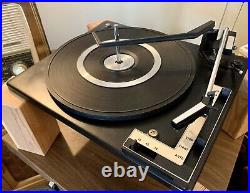 BSR Stereo Record Player C123R Console Replacement Restored Clean See Video Demo