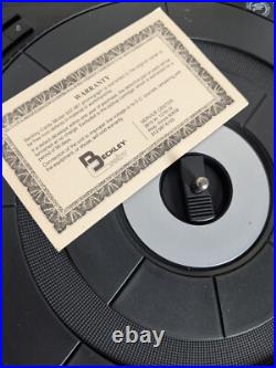 Beckley Cardy Portable Phonograph Record Player Vintage Electronic Turntable NOS