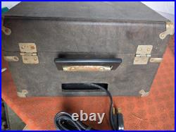 Beckley Cardy Portable Phonograph Record Player Vintage Electronic Turntable NOS