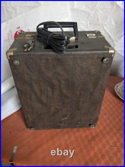 Beckley Cardy Portable Phonograph Record Player Vintage Electronic Turntable NOS