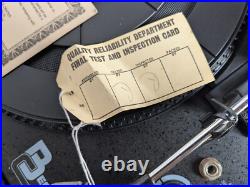 Beckley Cardy Portable Phonograph Record Player Vintage Electronic Turntable NOS