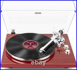 Belt Drive Turntable with Bluetooth Connectivity, Built-in Phono Pre-amp, USB Di