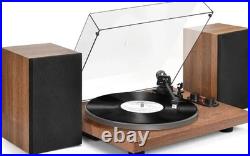 Bluetooth In&Out Record Player HiFi System with Upgraded Quality Speakers UD006