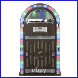 Bluetooth Jukebox with CD Player, Radio and Turntable