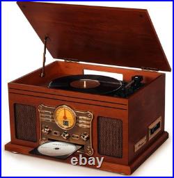 Bluetooth Record Player 10 in 1, 3-Speed Turntable for Vinyl with Speakers, LP t Bluetooth Record Player 10 in 1, 3-Speed Turntable for Vinyl with Speakers, LP t