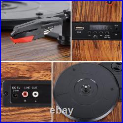 Bluetooth Record Player, 3 Speed Turntable with Built-In Speakers, Retro LP Viny Bluetooth Record Player, 3 Speed Turntable with Built-In Speakers, Retro LP Viny