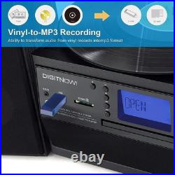 Bluetooth Record Player Turntable with Stereo Speaker, LP Vinyl to MP3 Conver
