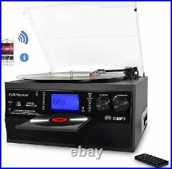 Bluetooth Record Player Turntable with Stereo Speaker, LP Vinyl to MP3 Converter Bluetooth Record Player Turntable with Stereo Speaker, LP Vinyl to MP3 Converter