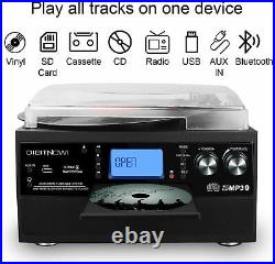 Bluetooth Record Player Turntable with Stereo Speaker, LP Vinyl to MP3 Converter Bluetooth Record Player Turntable with Stereo Speaker, LP Vinyl to MP3 Converter
