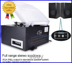 Bluetooth Record Player Turntable with Stereo Speaker, LP Vinyl to MP3 Converter