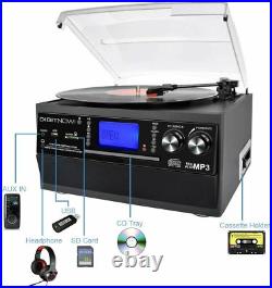 Bluetooth Record Player Turntable with Stereo Speaker, LP Vinyl to MP3 Converter Bluetooth Record Player Turntable with Stereo Speaker, LP Vinyl to MP3 Converter