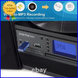 Bluetooth Record Player Turntable with Stereo Speaker, LP Vinyl to MP3 Converter