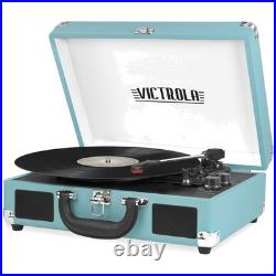 Bluetooth Suitcase Record Player Built-in Speakers
