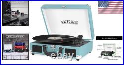 Bluetooth Suitcase Record Player Built-in Speakers