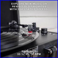Bluetooth Suitcase Record Player Built-in Speakers