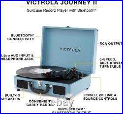 Bluetooth Vinyl Record Player RCA & Headphone Outputs
