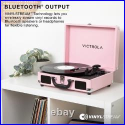 Bluetooth Vinyl Record Player RCA & Headphone Outputs