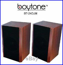 Boytone BT-24DJM Bluetooth Record Player Turntable Stereo System CD Cassette AM/