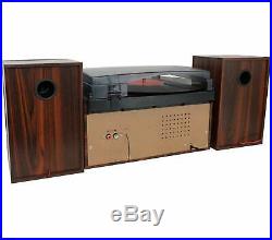 Boytone BT-28MB 3-Speed Bluetooth Turntable, Record Player, CD, cassette, AM, FM