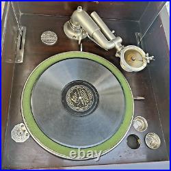 Brunswick Console Phonograph Record Player Model YO Antique 1920s WORKS