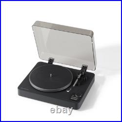 C300A-BK Fully Automatic Belt-Drive Bluetooth Turntable Record Player, Black