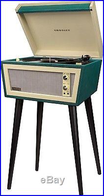 CROSLEY CR6231D-GR Dansette Sterling Green Turntable Record Player withBluetooth